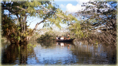 Kanu in Cuaybeno