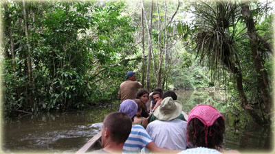 Kanu am Rio Cuyabeno